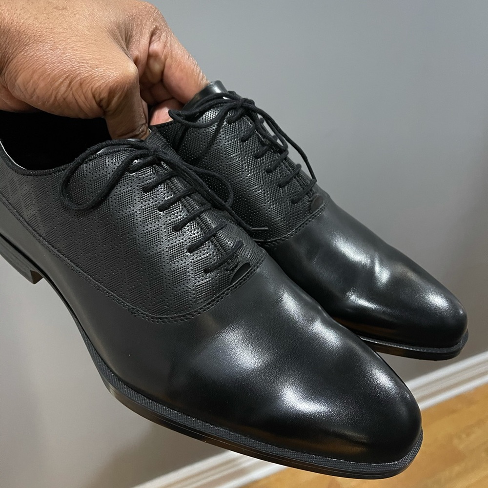 Stylish Black Zara Dress Shoes Sz 11 (44) - Picture 4 of 13